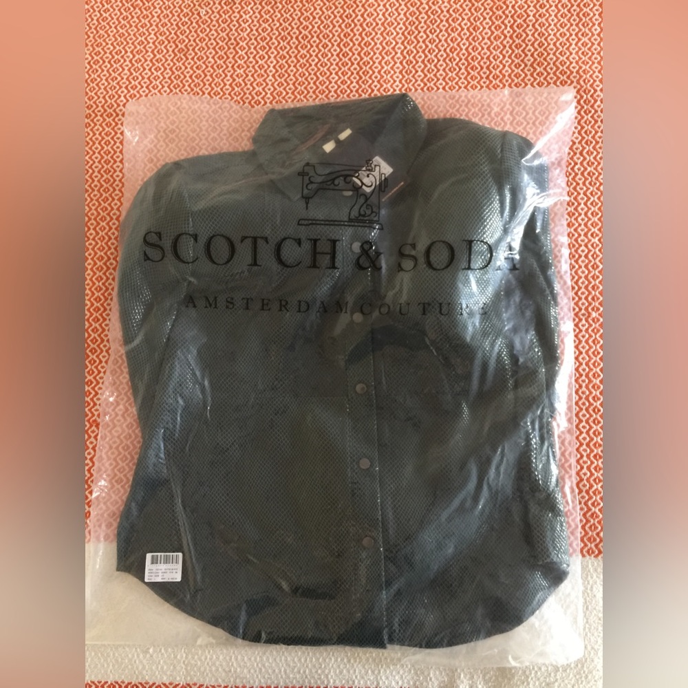 Leather Scotch & Soda Shirt Jacket